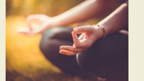 single woman in yoga pose